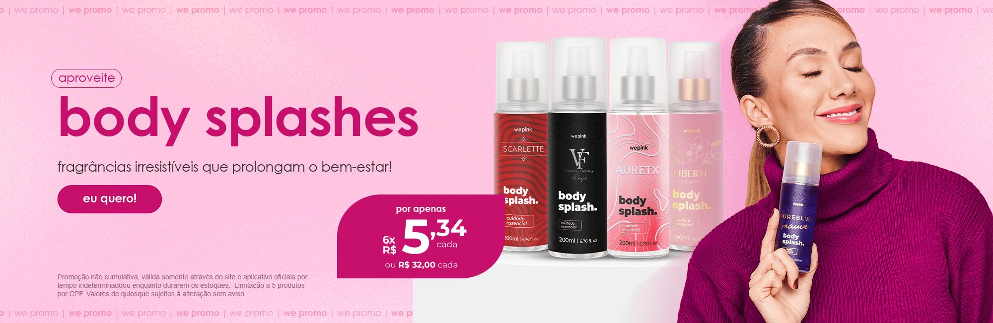 Fragrâncias com preços especiais