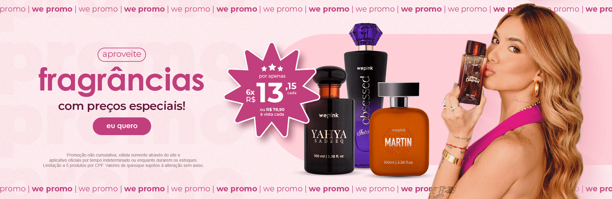 Banner promocional Wepink 2