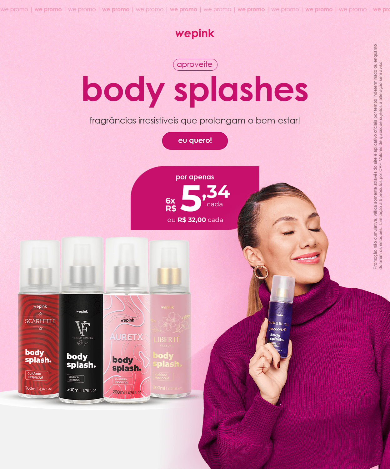 Banner promocional Body Splash